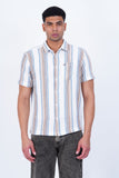 MOCKLENO WHITE STRIPED CASUAL SHIRT