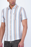 MOCKLENO WHITE STRIPED CASUAL SHIRT