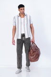 MOCKLENO WHITE STRIPED CASUAL SHIRT