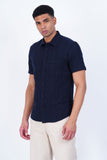 MOCKLENO NAVY STRIPED CASUAL SHIRT