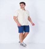 COTTON JACQUARD CASUAL SHIRT