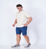 COTTON JACQUARD CASUAL SHIRT