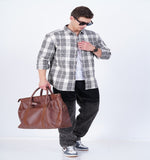 COTTON GRINDLE CHECKED CASUAL SHIRT