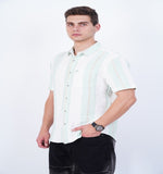 COTTON MOCKLENO STRIPED CASUAL SHIRT
