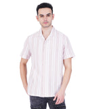 COTTON LINEN CUBAN COLLAR CASUAL SHIRT