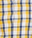 YELLOW & NAVY CHECKED SHIRT