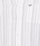 OFF WHITE CREAM STRIPE CASUAL SHIRT