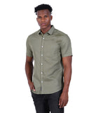 COTTON LINEN SOLID SLIM FIT CASUAL SHIRT