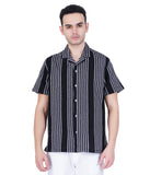CUBAN COLLAR CASUAL SHIRT