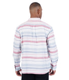 COTTON HORIZENTAL STRIPE CASUAL SHIRT