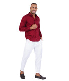 COTTON SATIN FORMAL SHIRT