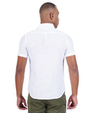 PURE LINEN WHITE SOLID CASUAL SHIRT