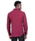 COTTON SOLID MILANGE CASUAL SHIRT