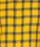 YELLOW NAVY CHECK SHIRT