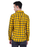 YELLOW NAVY CHECK SHIRT