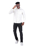 COTTON CREAM FEATHER TOUCH CASUAL SHIRT