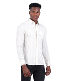 COTTON CREAM FEATHER TOUCH CASUAL SHIRT