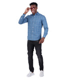 COTTON YARN DYED CHECKED CASUAL SHIRT