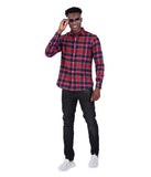 COTTON MULTI CHECKED CASUAL SHIRT