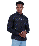 PRINTED SLIM FIT CASUAL SHIRT