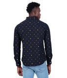 PRINTED SLIM FIT CASUAL SHIRT