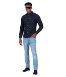 PRINTED SLIM FIT CASUAL SHIRT