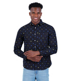 PRINTED SLIM FIT CASUAL SHIRT