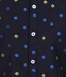 PRINTED SLIM FIT CASUAL SHIRT