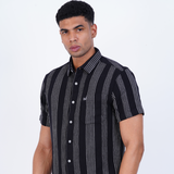 COTTON MOCKLENO STRIPED CASUAL SHIRT