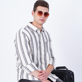 COTTON MOCKLENO STRIPED CASUAL SHIRT