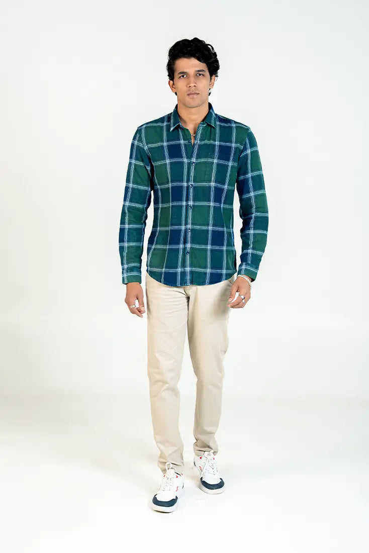 Emerald Night Check Shirt