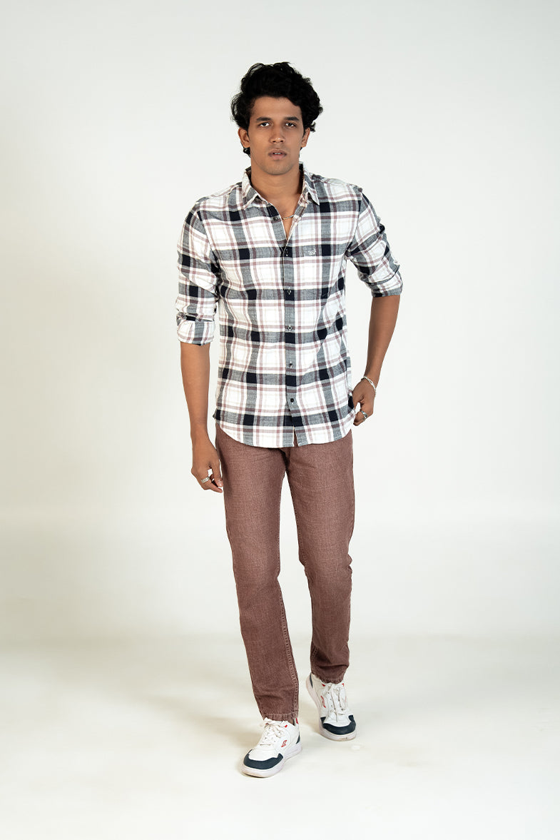 Classic Grey Check Shirt