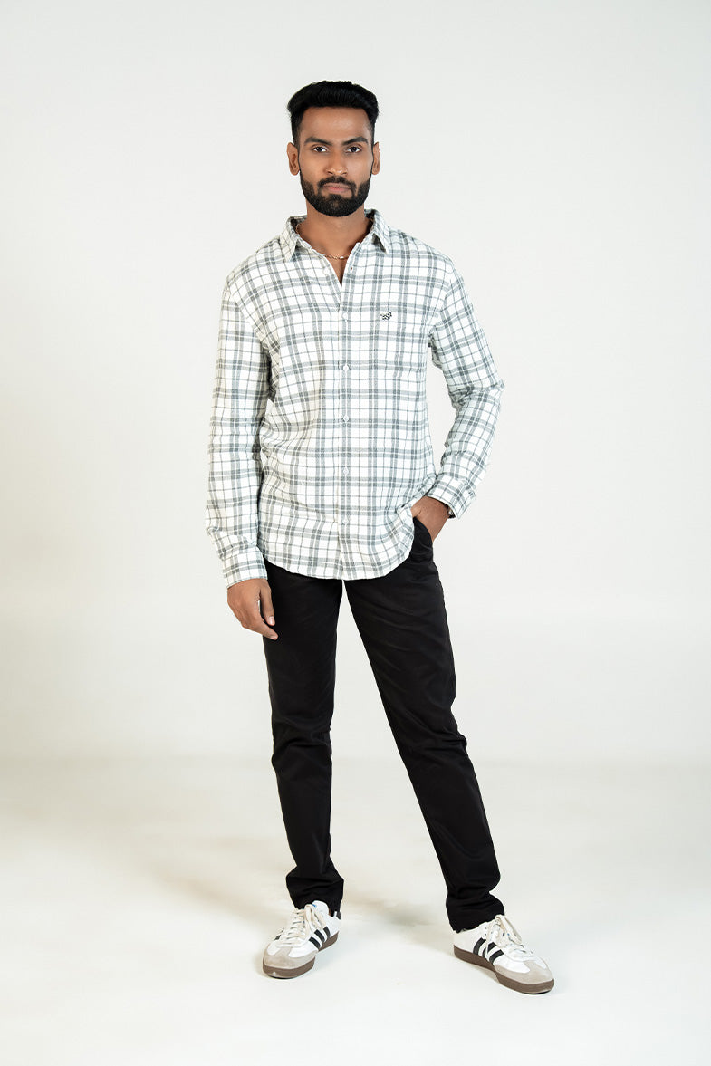Classic Beige Check Shirt