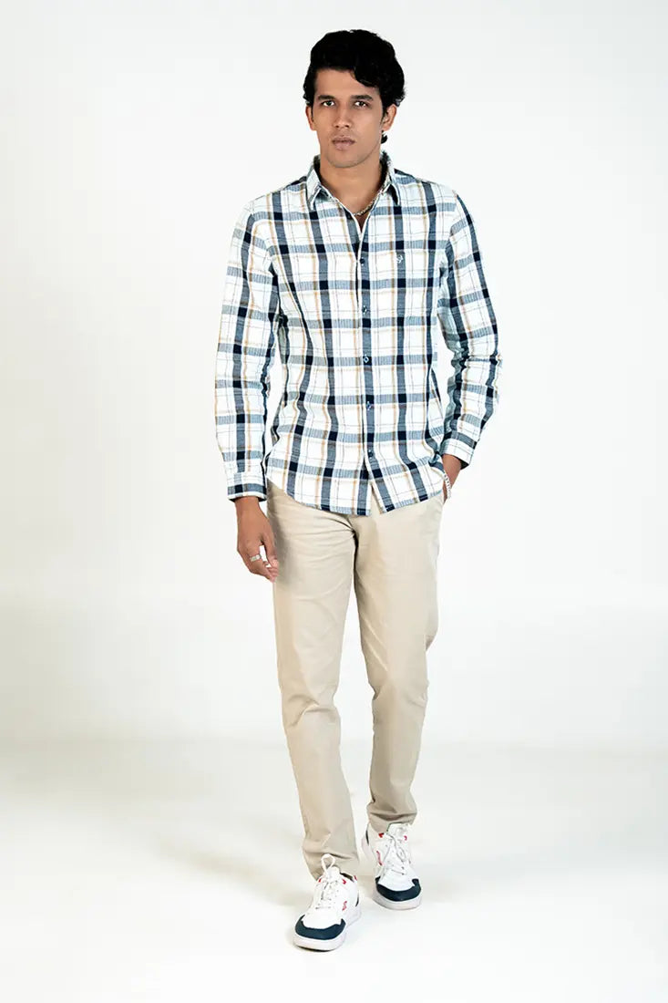 Sandstone Multi-Check Shirt