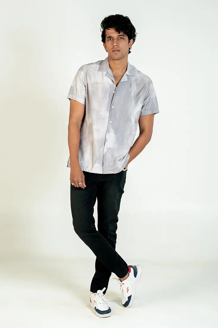Mist Grey Texture Shirt