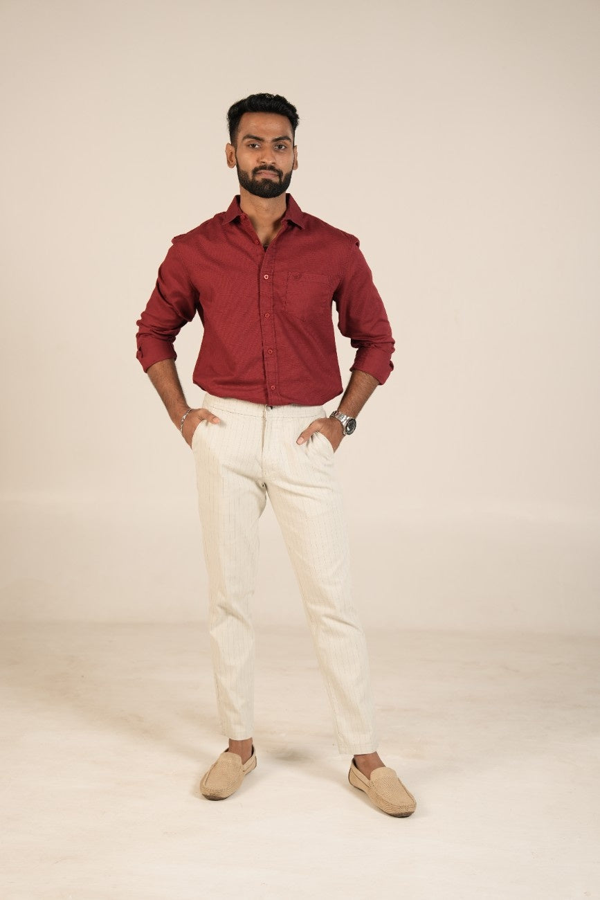 Crimson Red Classic Shirt