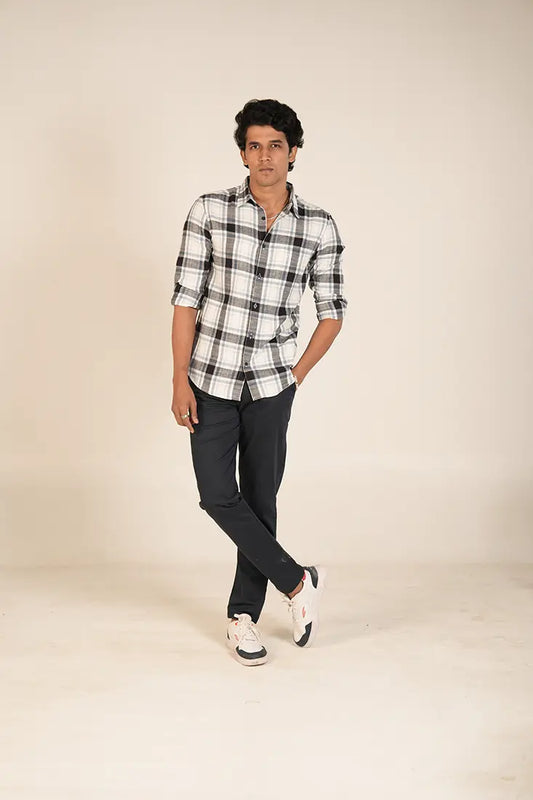 Classic Grey Check Shirt