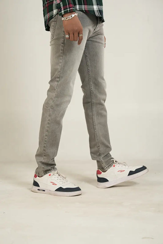 C&S Grey Regular Fit Jean