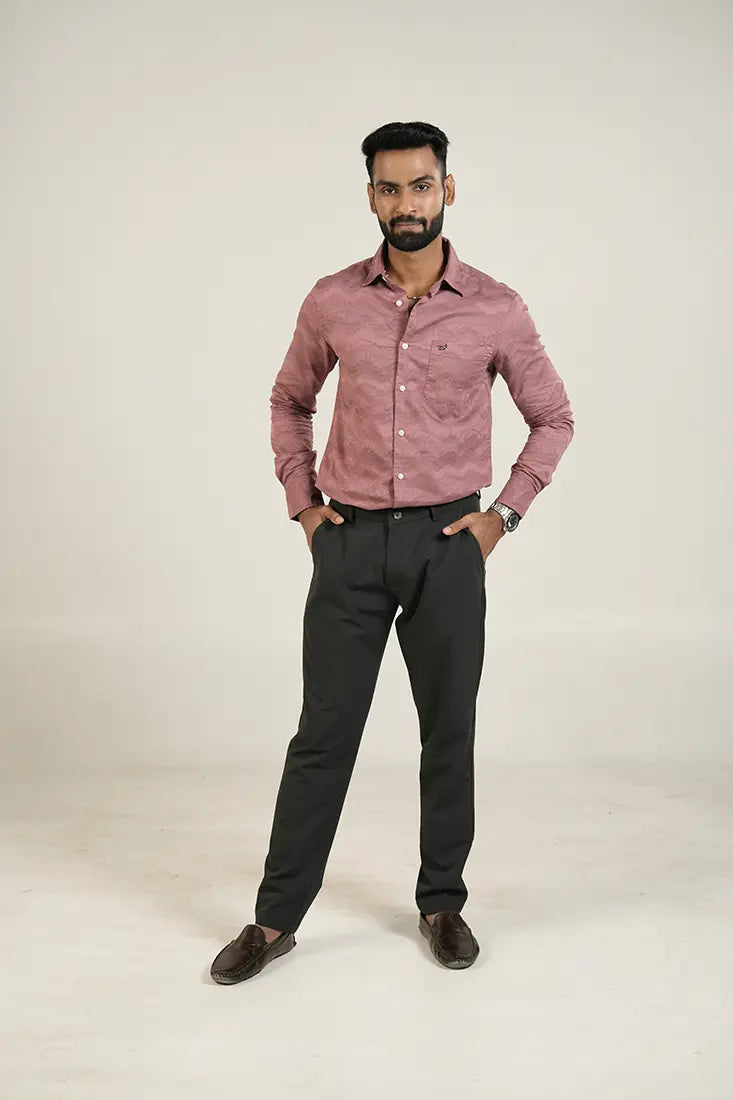 Dusty Rose Texture Shirt