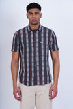 DOBBY STRIPED CASUAL SHIRT