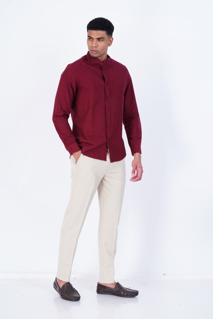 Burgundy Classic Shirt