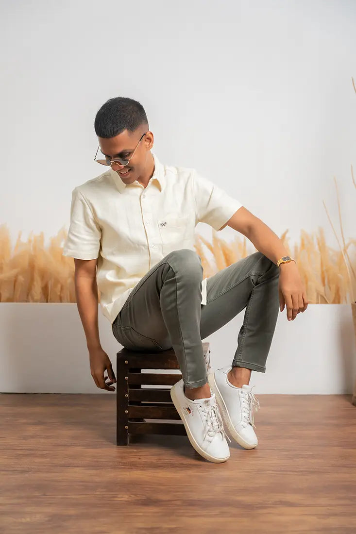 Cream Classic Shirt
