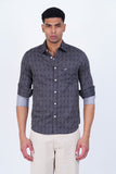 MEN FLORAL PRINT CASUAL SHIRT