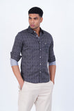 MEN FLORAL PRINT CASUAL SHIRT