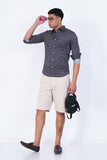 MEN FLORAL PRINT CASUAL SHIRT