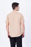 COTTON  CREAM MEN FORMAL SHIRT