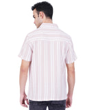 COTTON LINEN CUBAN COLLAR CASUAL SHIRT