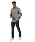 COTTON LINEN SOLID  SLIM FIT CASUAL SHIRT