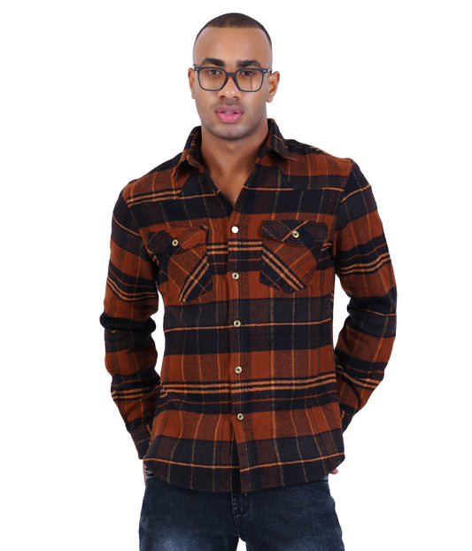 COTTON MULTI HEAVY FABRIC SHIRT