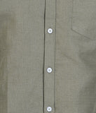 COTTON LINEN SOLID  SLIM FIT CASUAL SHIRT